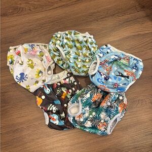 Wegrecco / ALVA Baby Swim Diapers - Set of 5